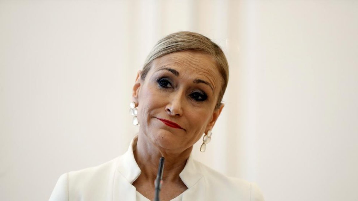Cristina Cifuentes anuncia la seva dimissió