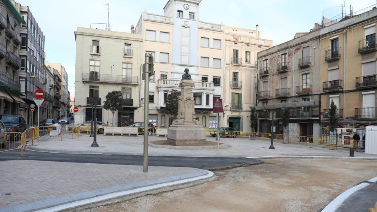 La obra de la plaza Catalunya de Reus estará terminada en pocos días