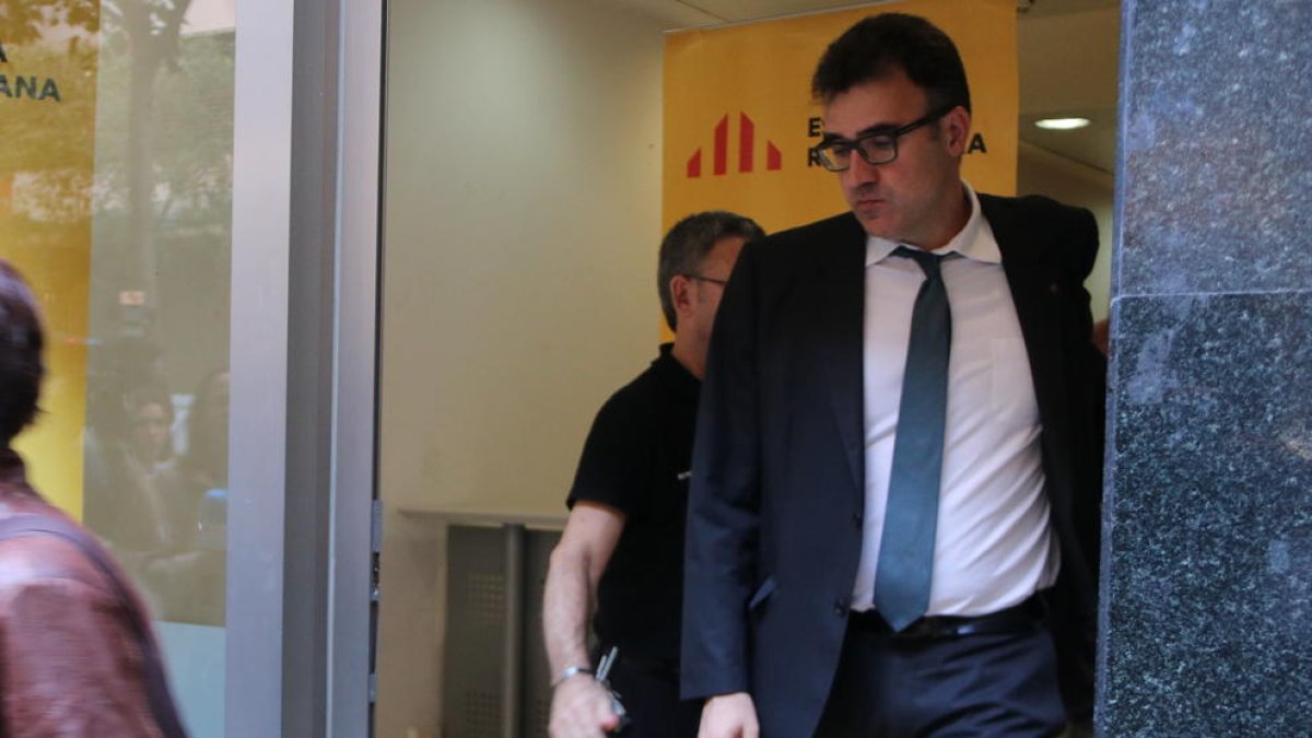 ERC obre expedient informatiu a Lluís Salvadó per la conversa masclista