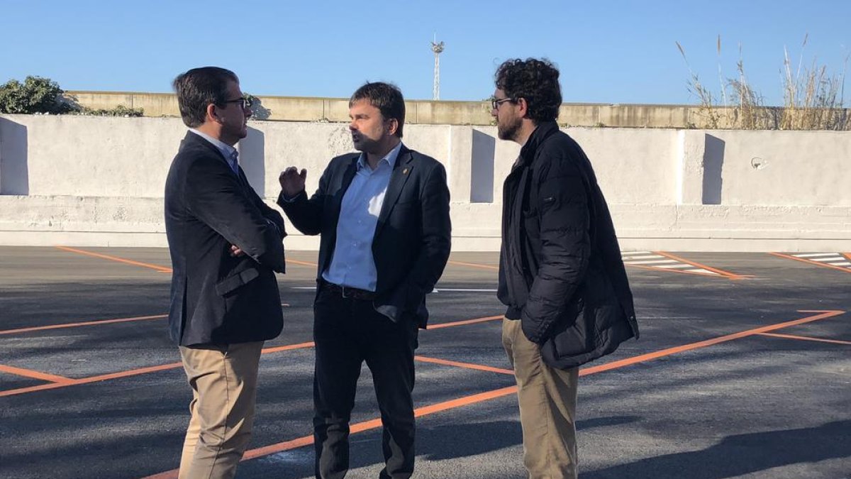 Inaugurat i en marxa el nou aparcament dissuasiu del Passeig de la Independència