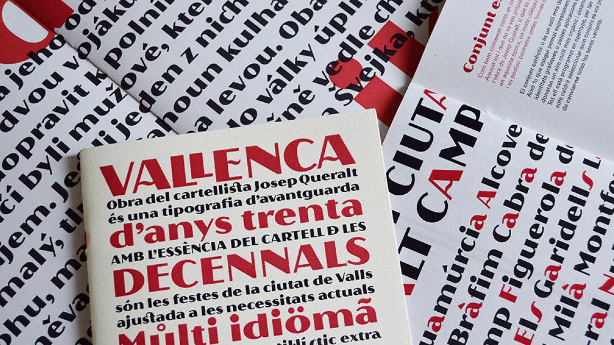 Un alumne d'ELISAVA recupera una tipografia de Josep Queralt i guanya el Premi Laus