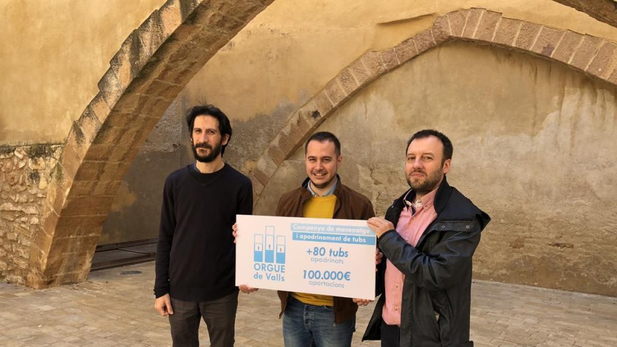 La campaña para recuperar el órgano de Valls supera los 100.000 euros en aportaciones