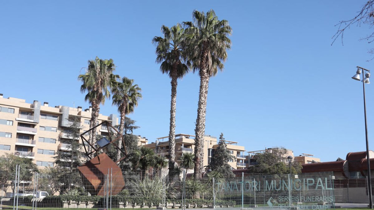 Els treballs de jardineria alenteixen la culminació de la reforma del Tanatori