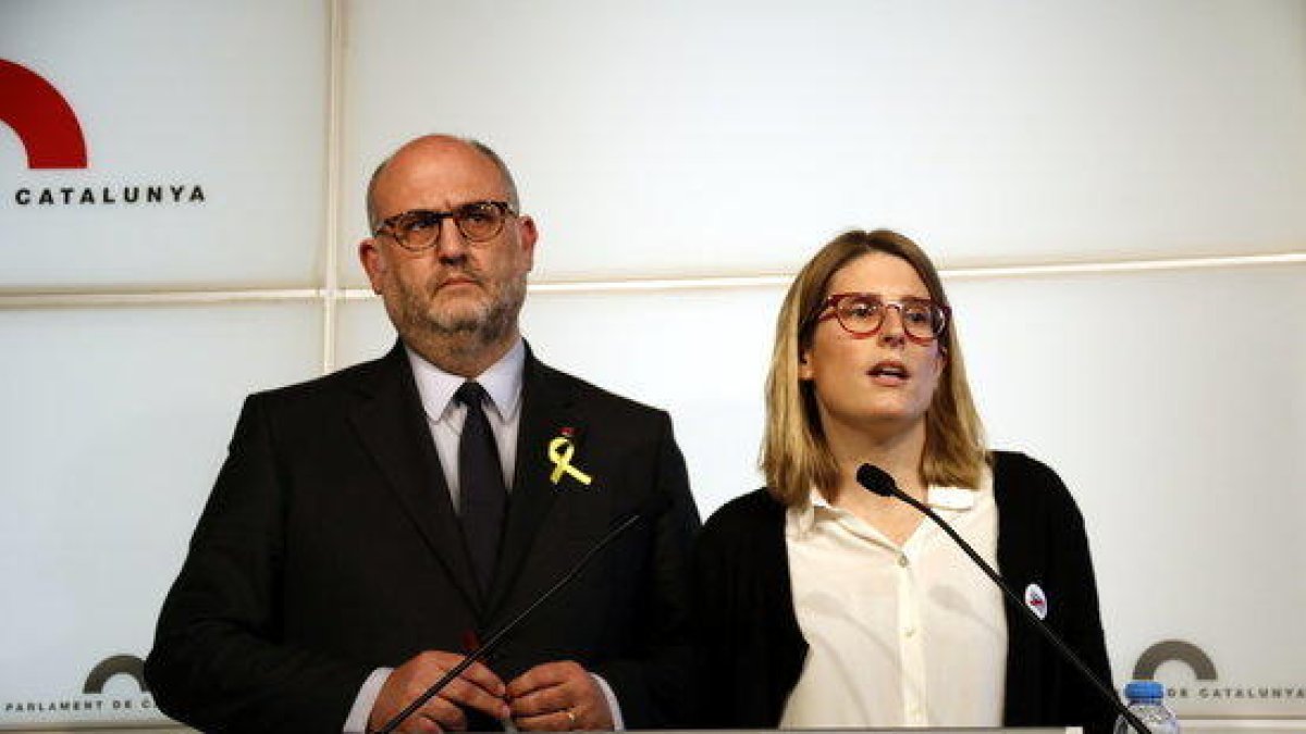 JxCat registra sense ERC la proposta de resolució de restitució de les institucions i de rebuig del 155