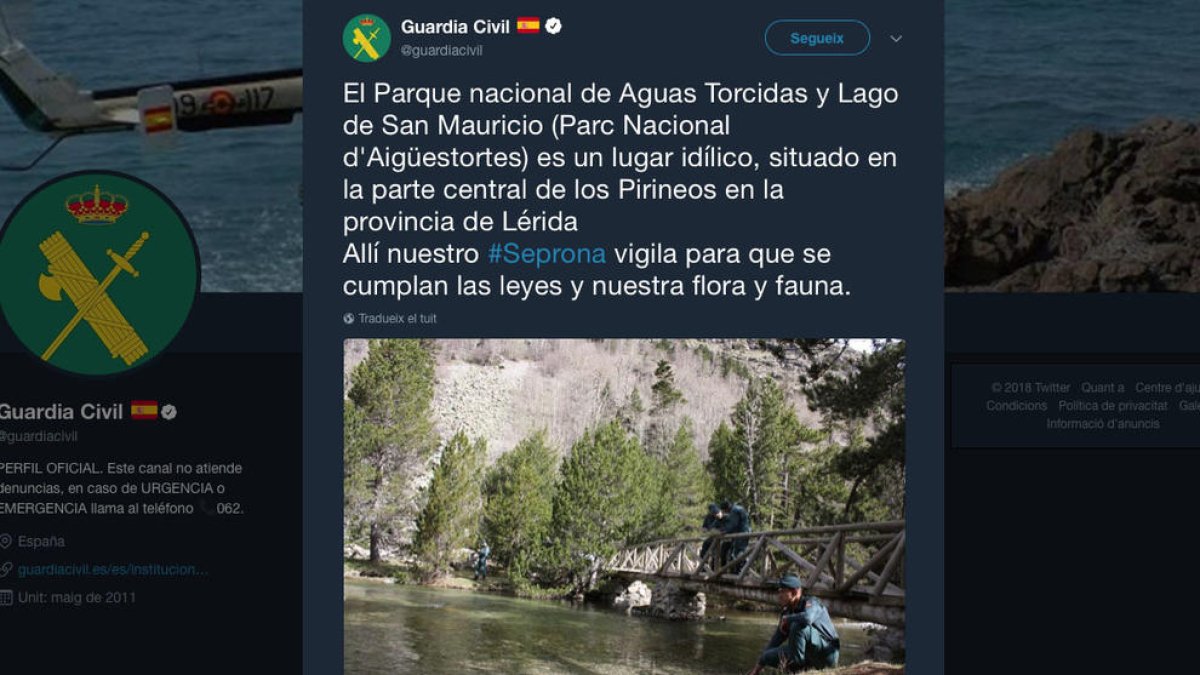 La Guardia Civil vuelve a encender las redes con un nuevo enredo toponímico