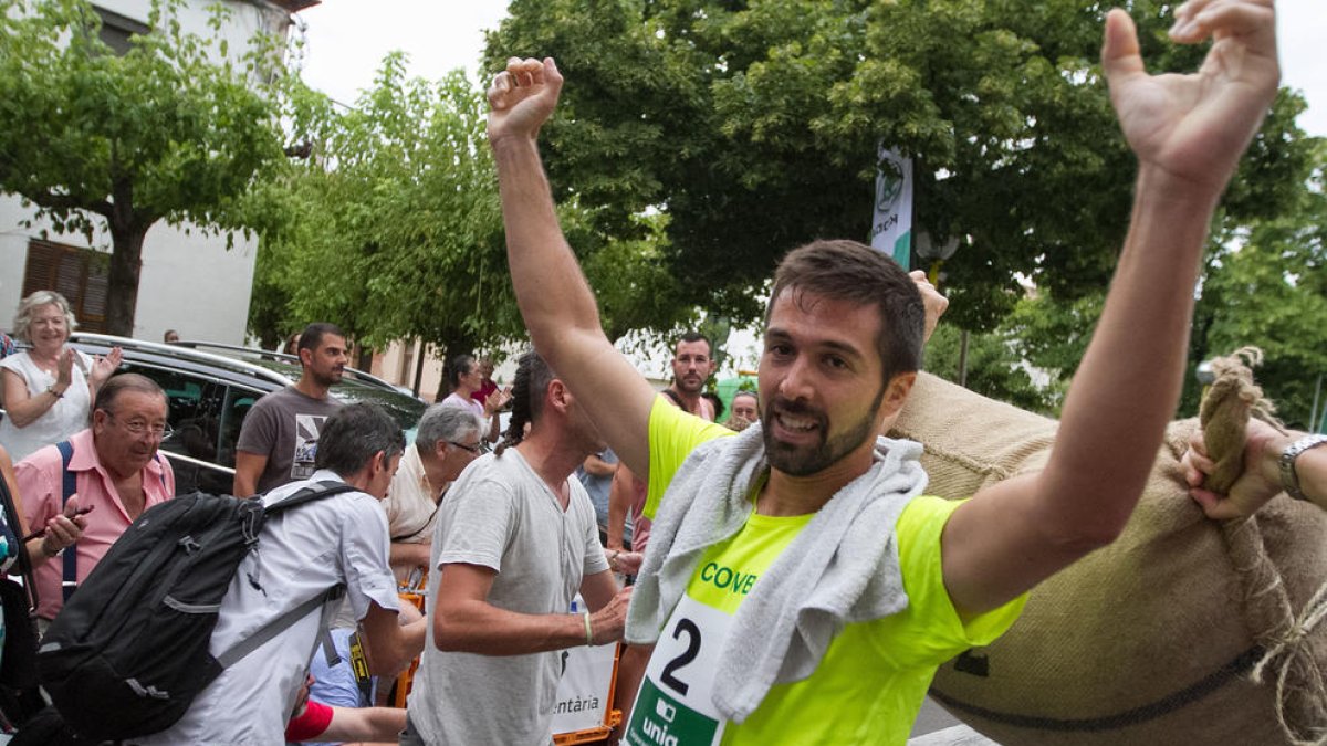 Rubén Guillén, campeón de la Combinada de sacos de avellana 2018