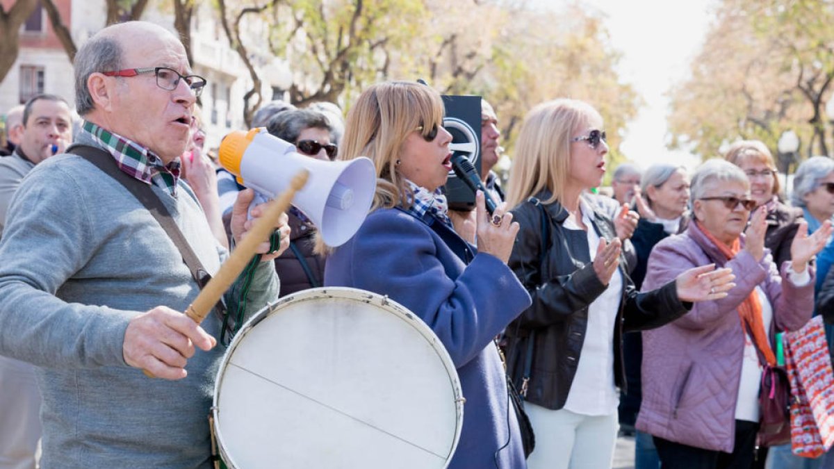 La Marea Pensionista no participarà a la manifestació de dissabte per les pensions