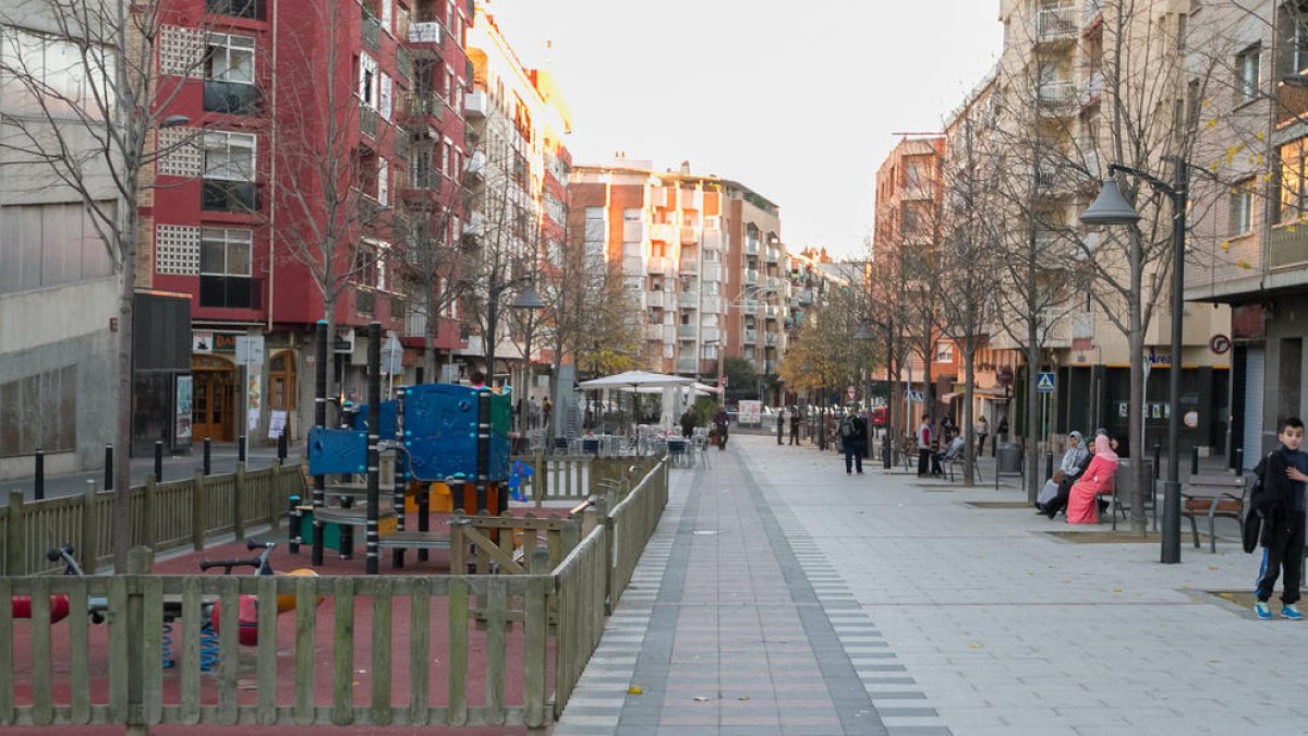 Una multitudinaria baralla acaba amb quatre detinguts i dos Mossos ferits