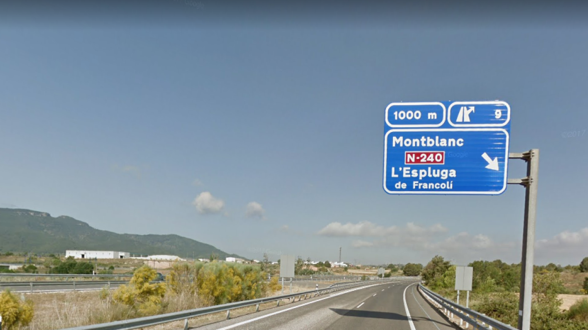 Dos accidents a l'AP-2 a Montblanc provoca rentencions de vuit quilòmetres