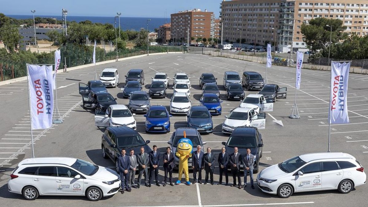 Toyota ha cedido 250 vehículos para los Juegos la mayoría híbridos
