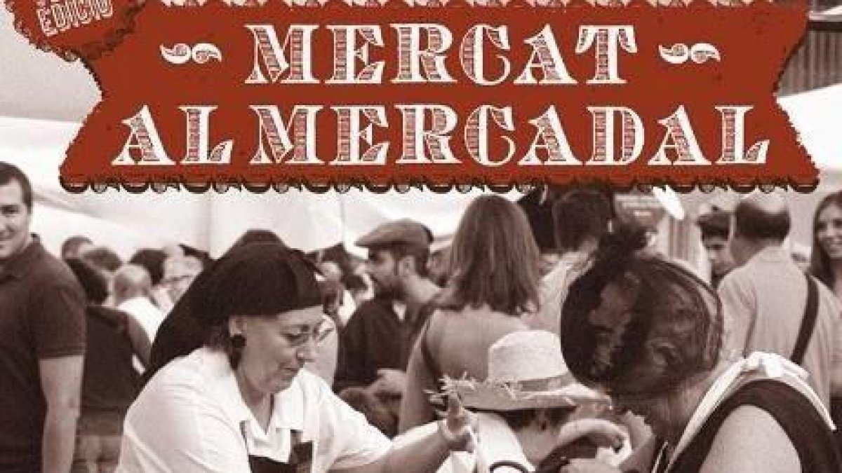 El mercat a l'antiga torna a la plaça del Mercadal