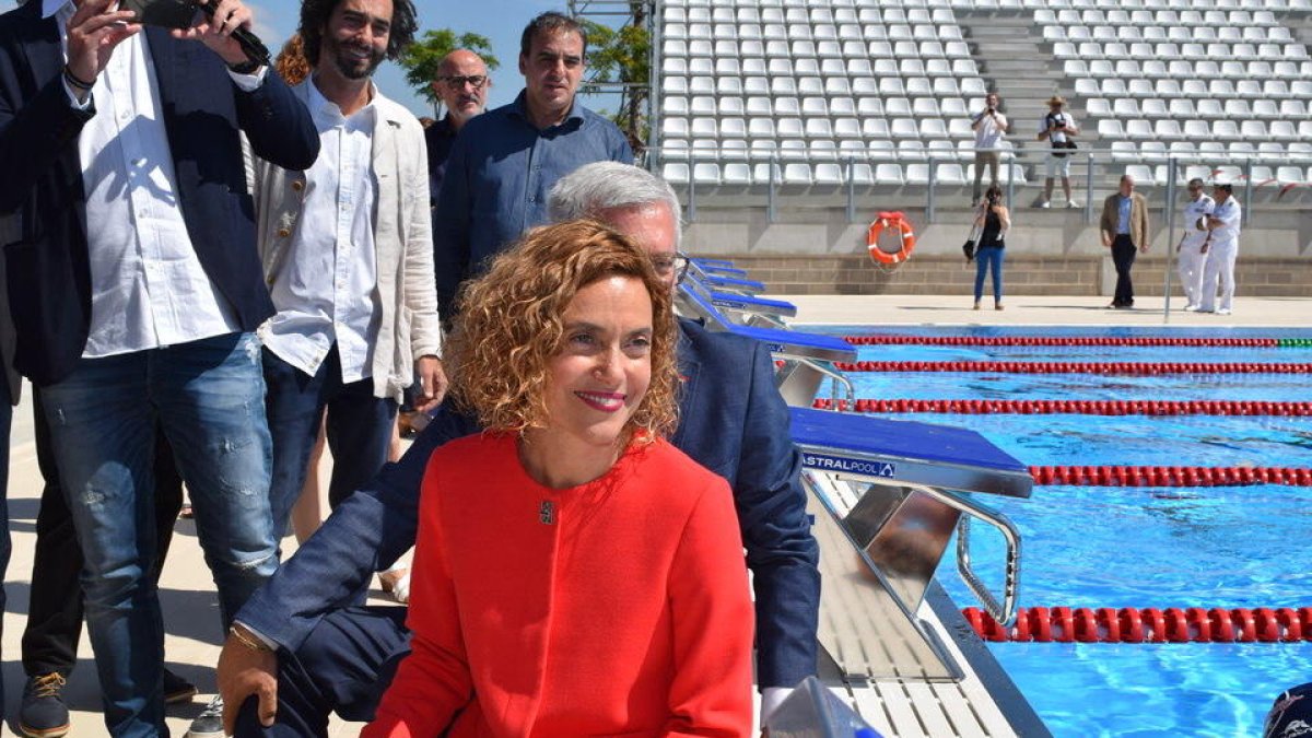 Batet inaugura la piscina olímpica tarraconense para los Juegos Mediterráneos