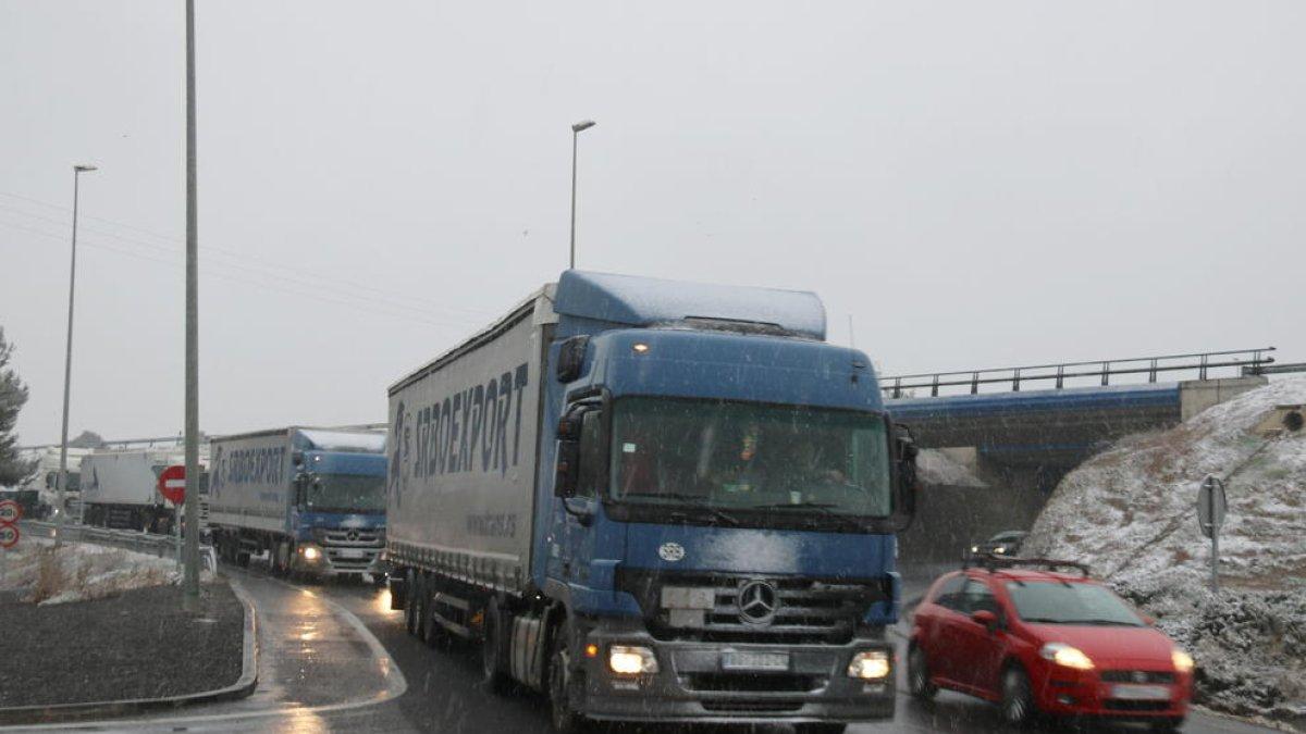 Protecció Civil diu que la restricció de camions no vol «penalitzar» el sector