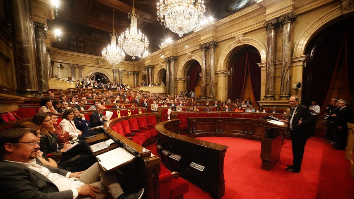 El Parlament rebutja la investidura de Torra i s'emplaça a dilluns amb la mirada posada a la CUP