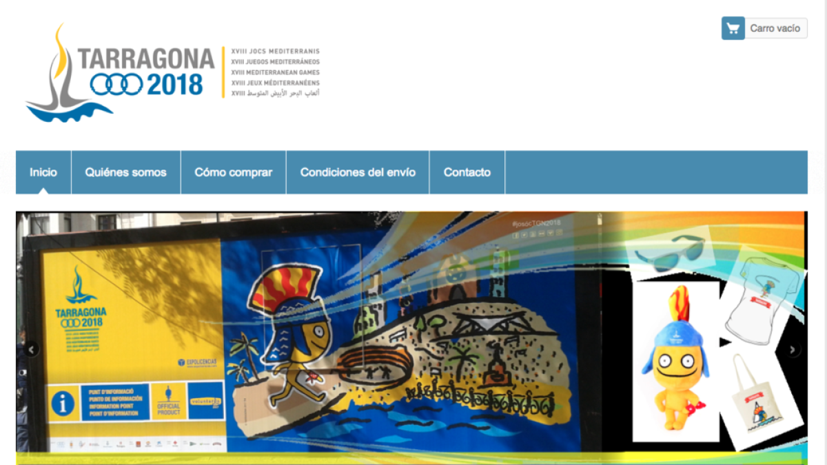 Ja es pot comprar el marxandatge dels XVIII Jocs Mediterranis