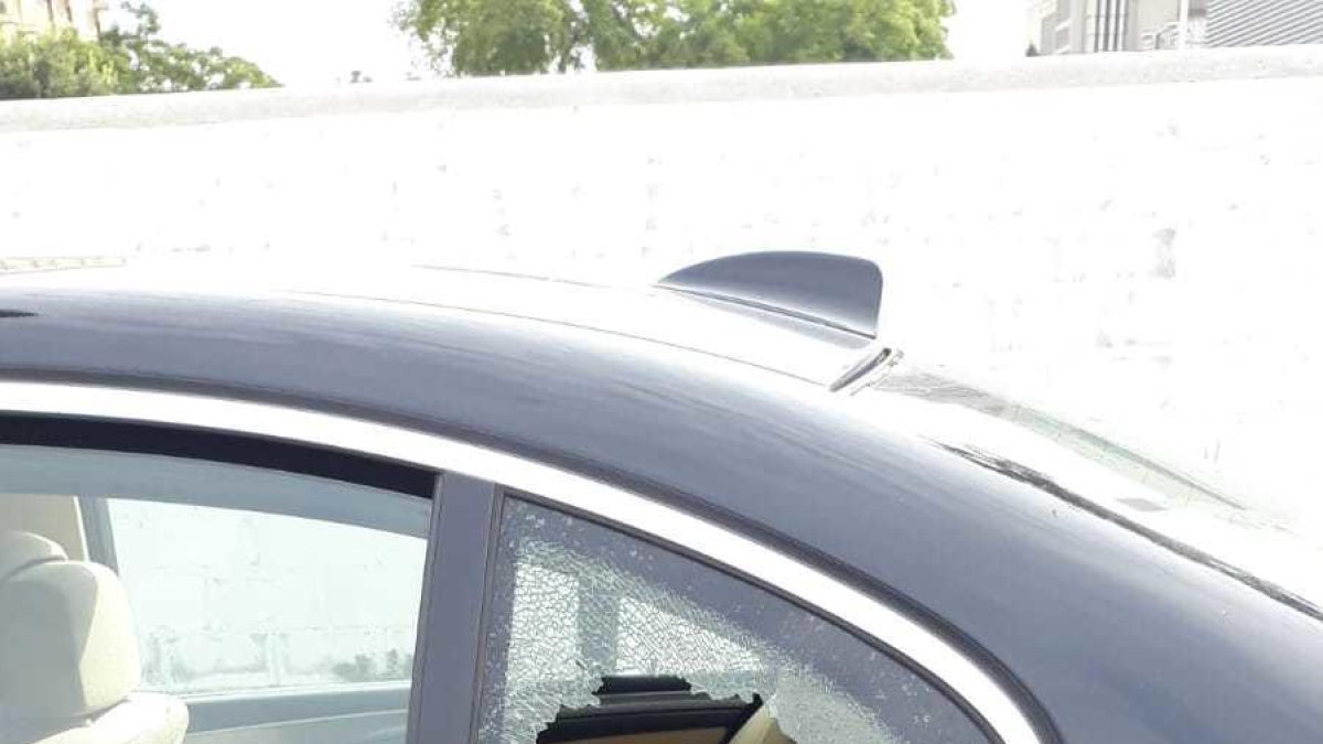 Nuevo estropicio de cristales de coches en la Part Alta y la Part Baixa de Tarragona