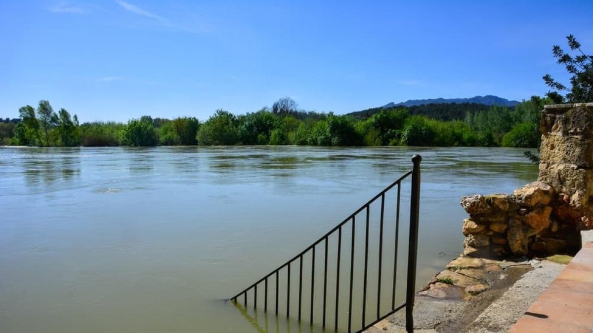 L'alcalde de Miravet denuncia manca de previsió en la crescuda de l'Ebre