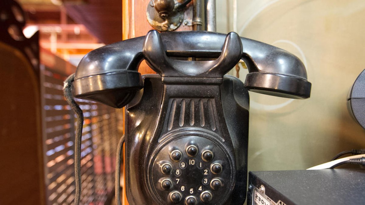 El telèfon de la botiga de la Casa Navàs