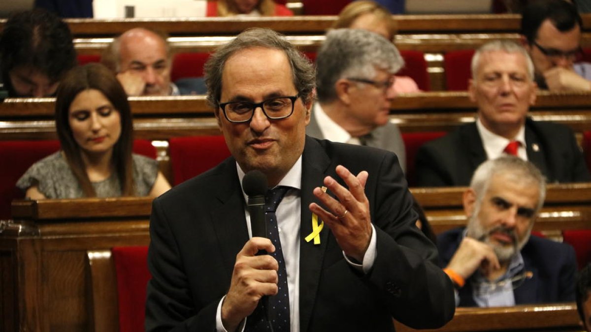 Torra demana una trobada al Rei aprofitant la inauguració dels Jocs del Mediterrani