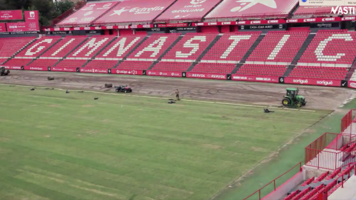 VÍDEO: así luce el nuevo césped del Nou Estadi