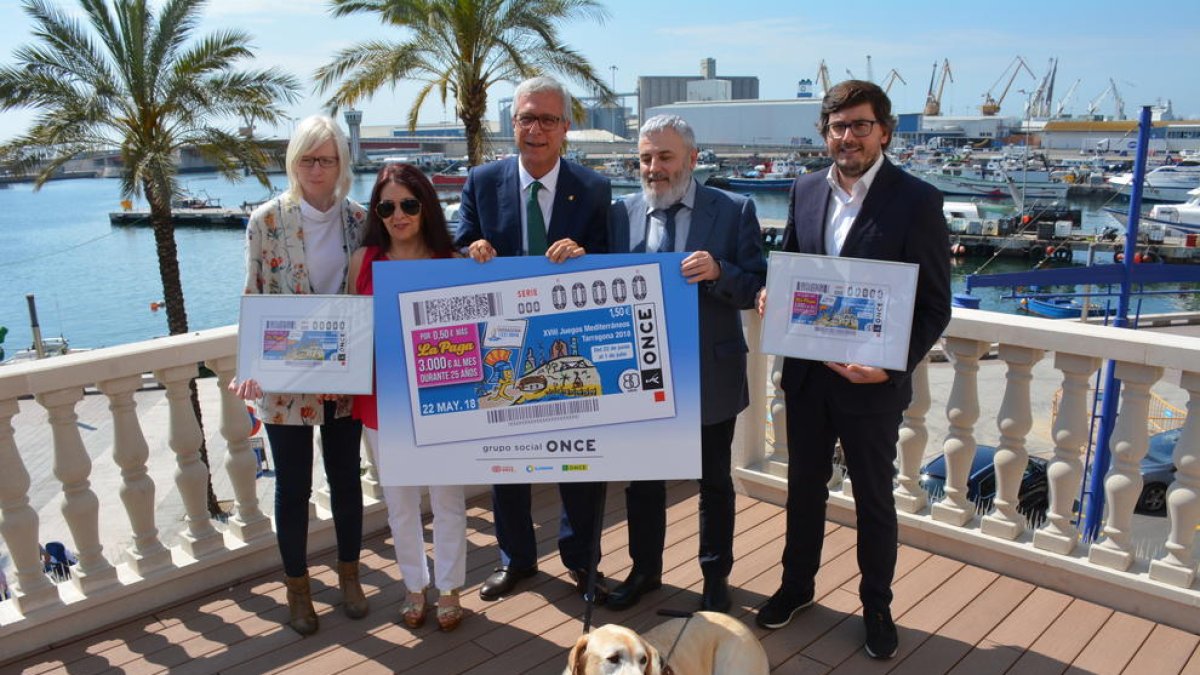 El cupón de la ONCE de los Juegos Mediterráneos ya está a la venta