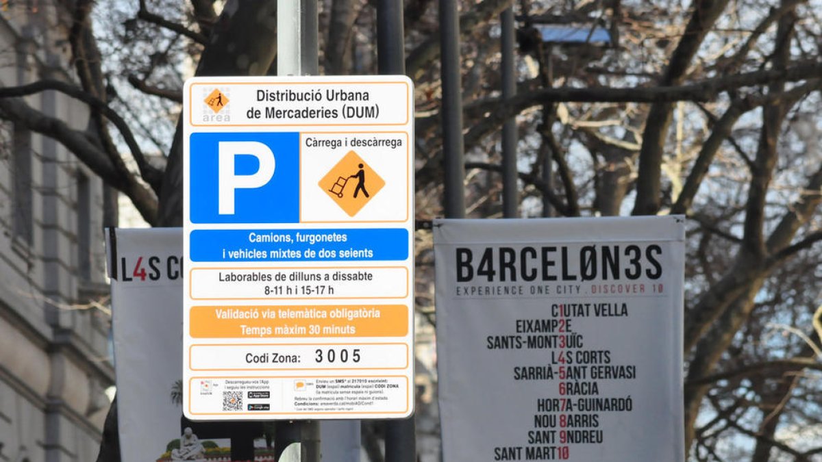Una jueza anula una multa de aparcamiento porque la señal sólo estaba en catalán