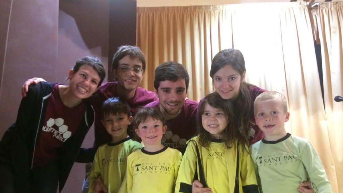 El Cuarteto Mèlt visita el colegio Sant Pau Apòstol