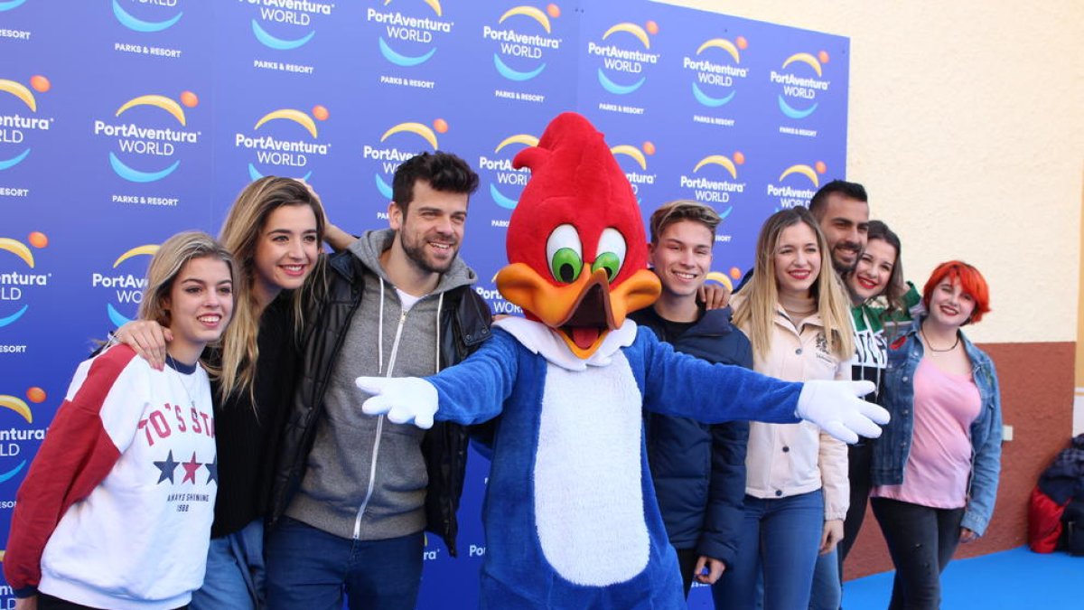 Els concursants d'OT donen el tret de sortida a una nova temporada de PortAventura