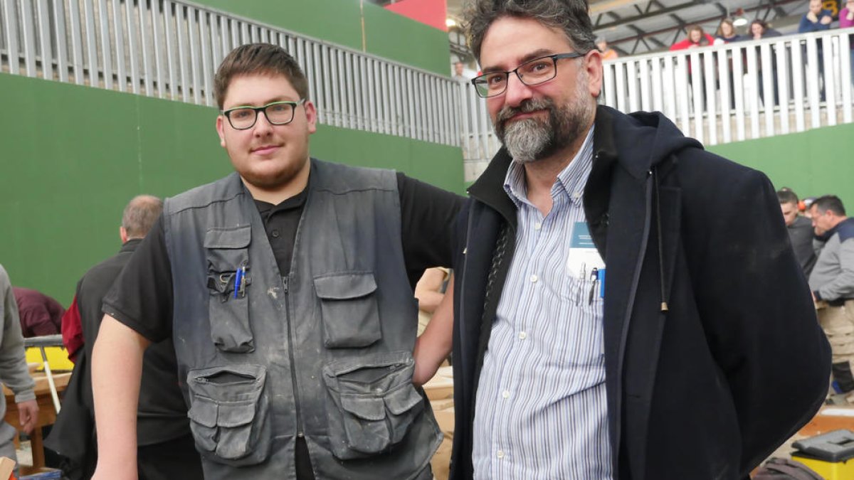 Josep Domènech de l'INS Pere Martell queda segundo al Concurso Nacional Profemadera