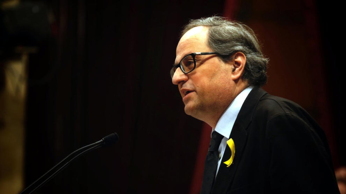 Torra (JxCat): «Ens volen muts, atemorits, a la presó i a l'exili però ja no callarem»