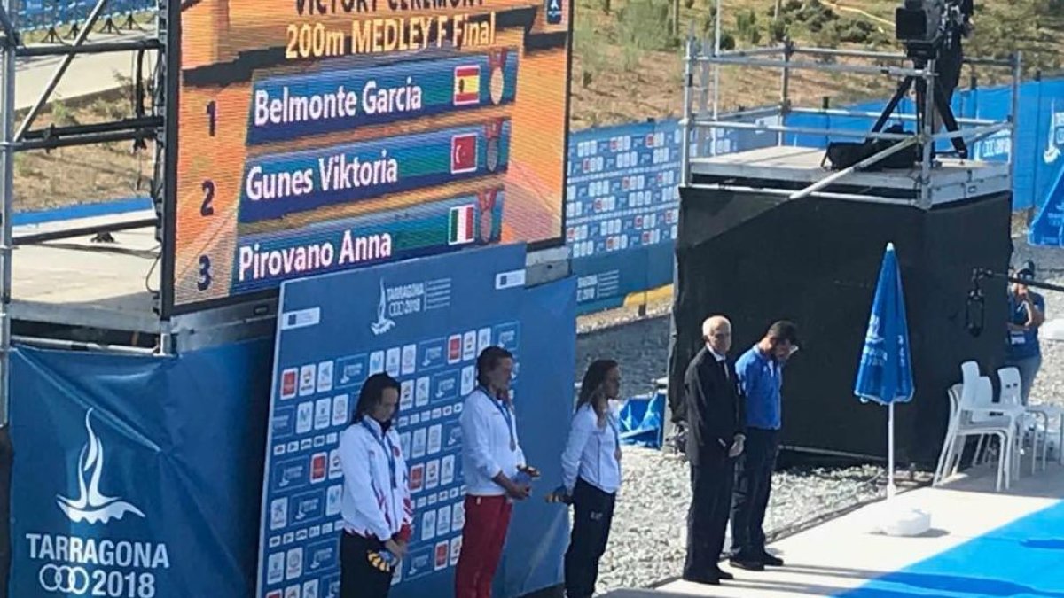 Mireia Belmonte aconsegueix l'or en 200 metres estils