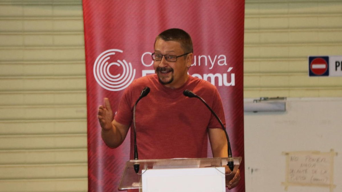 Domènech aposta per passar a l'«ofensiva» davant un Govern «sense orientació política» i un «bloc del 155 trencat»