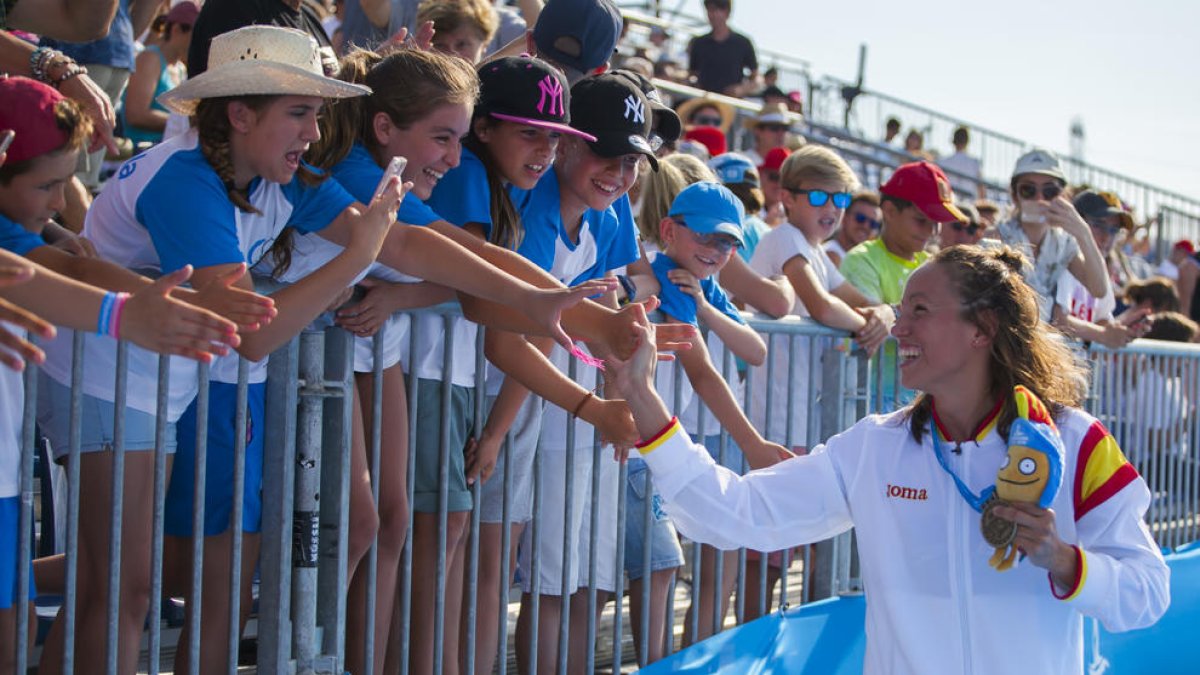 Jessica Vall, la 'recordwoman' en Tarragona