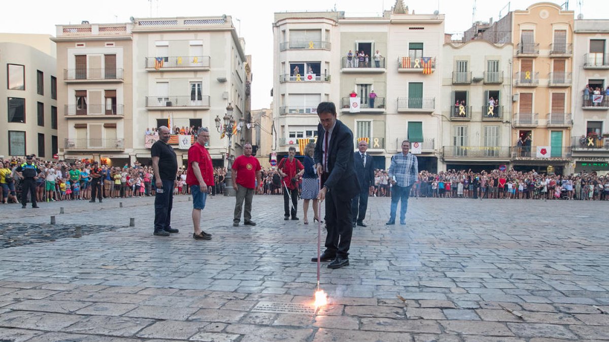 Graset: «La Festa no está llena si hay exiliados y presos políticos»