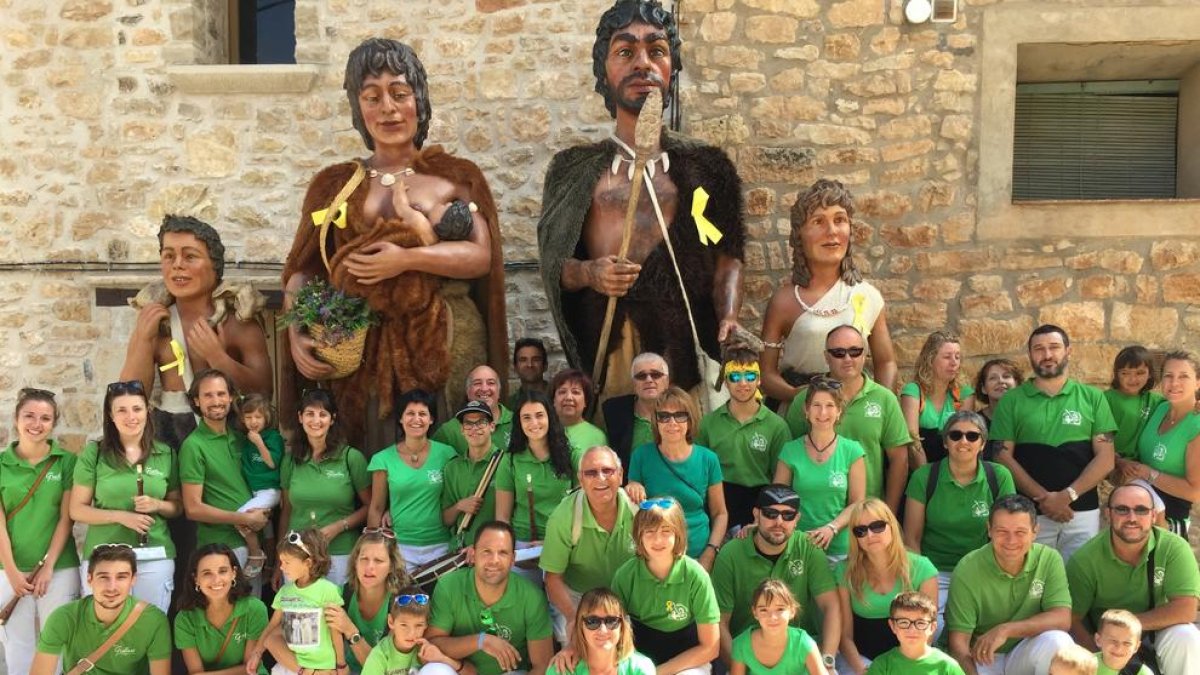 Els Grallers i Gegants de l'Espluga, a la Festa Major de Vallclara