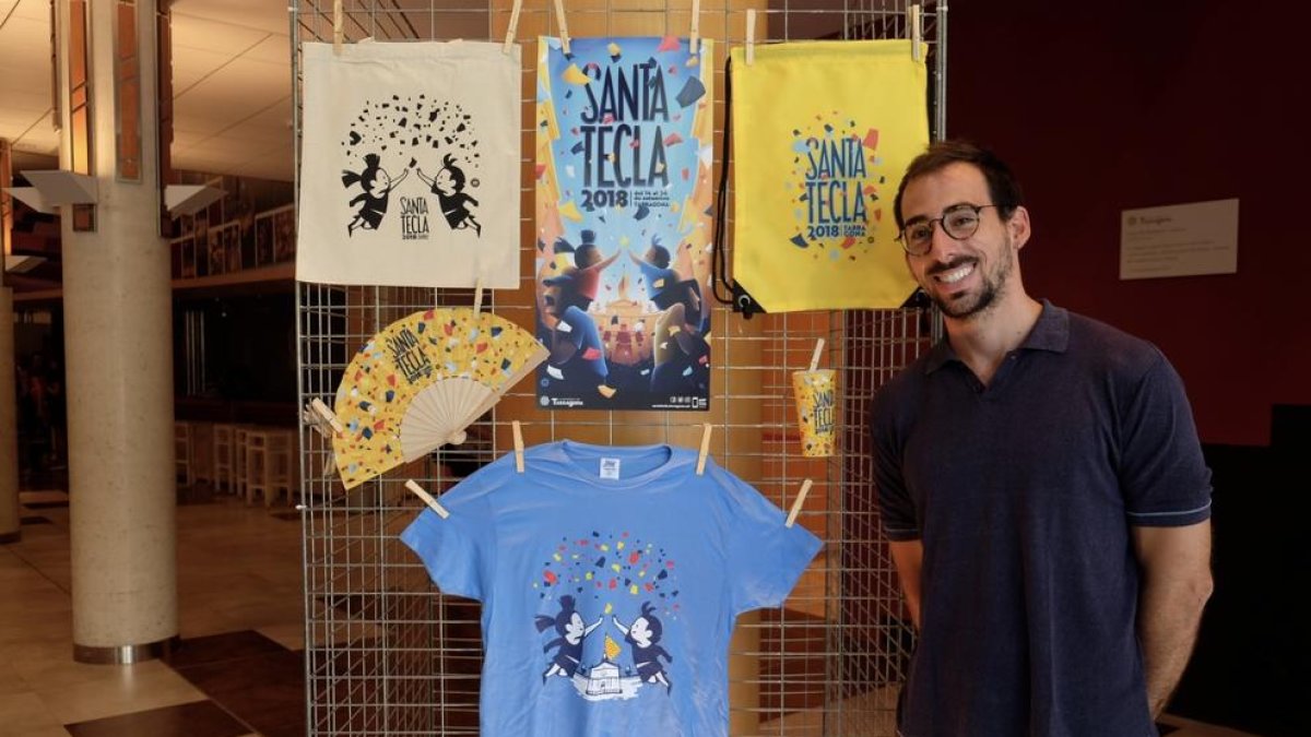 El popular 'Visca a Santa Tecla', protagonista de la imagen gráfica de las fiestas de este 2018