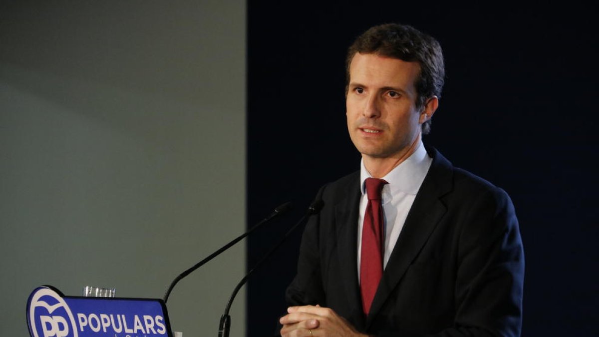 Casado: «Que Puigdemont diga que se acaba el periodo de gracia quiere decir que hay una negociación oculta»