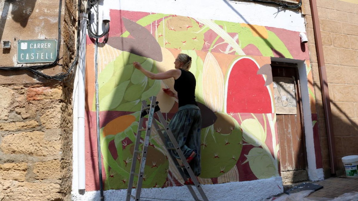 pintura, Riba-roja d'Ebre, autoestima, coworking, art, il·lustradora, festival, zona líquida, Riu d'Art, artista