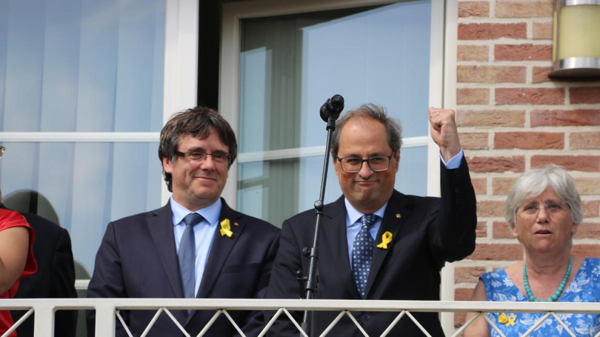Puigdemont: «No és qüestió de com de llarg, curt, fàcil o complex és el camí, sinó que hi ha camí, i té un final bo»