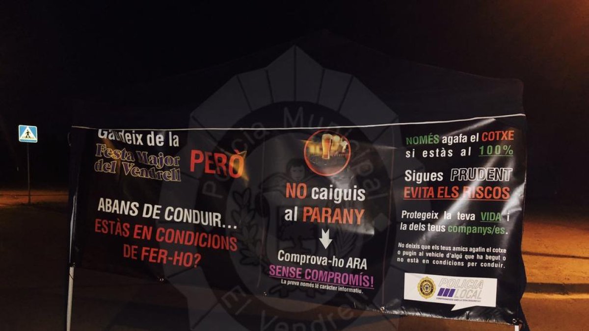Cerca de 80 personas se someten al control preventivo de alcoholemia