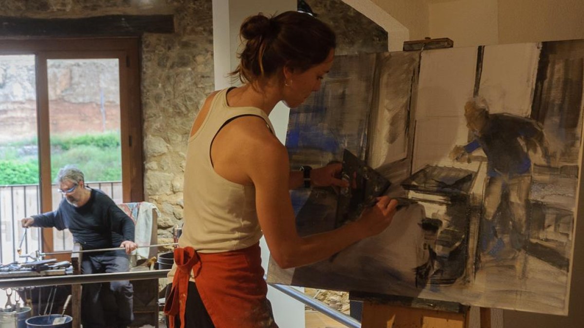 El Concurso de Pintura Rápida de Vimbodí y Poblet se consolida en el mapa de los certámenes pictóricos de Cataluña