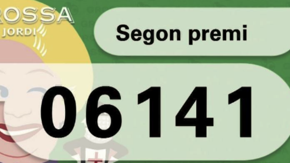 El segundo premio de la Grossa de Sant Jordi es el 6141 y se ha vendido a Granollers