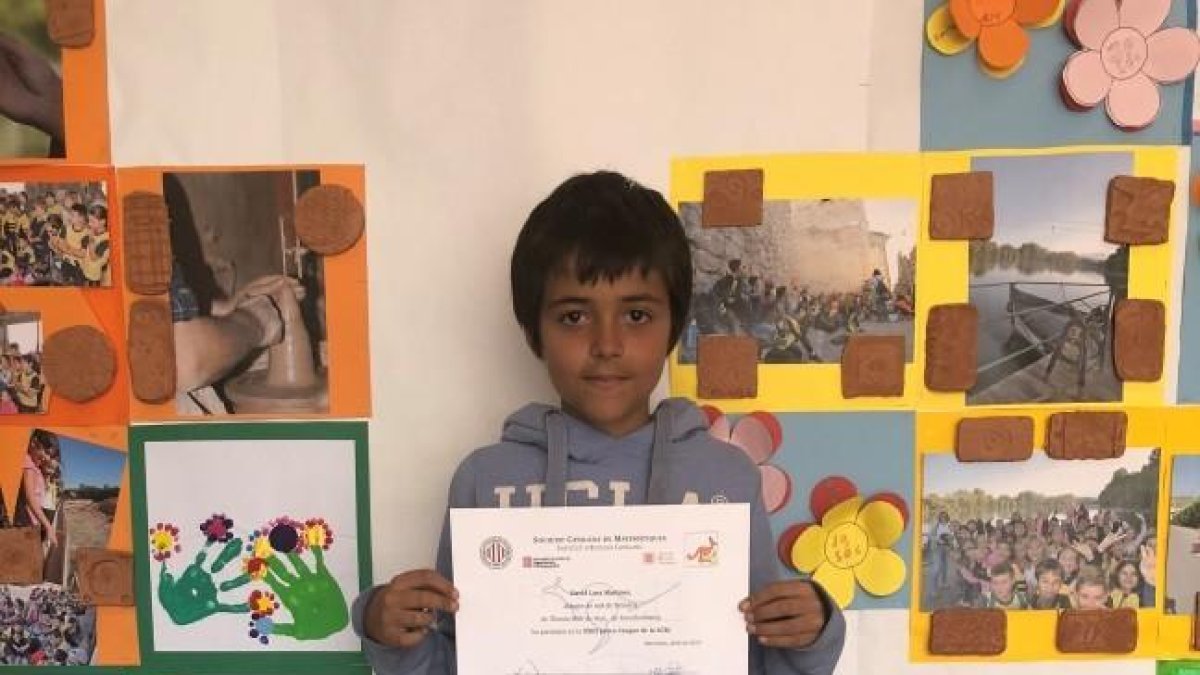 David Lara, de la Escuela Molino de Viento, primero clasificado de Cataluña de las pruebas Canguro