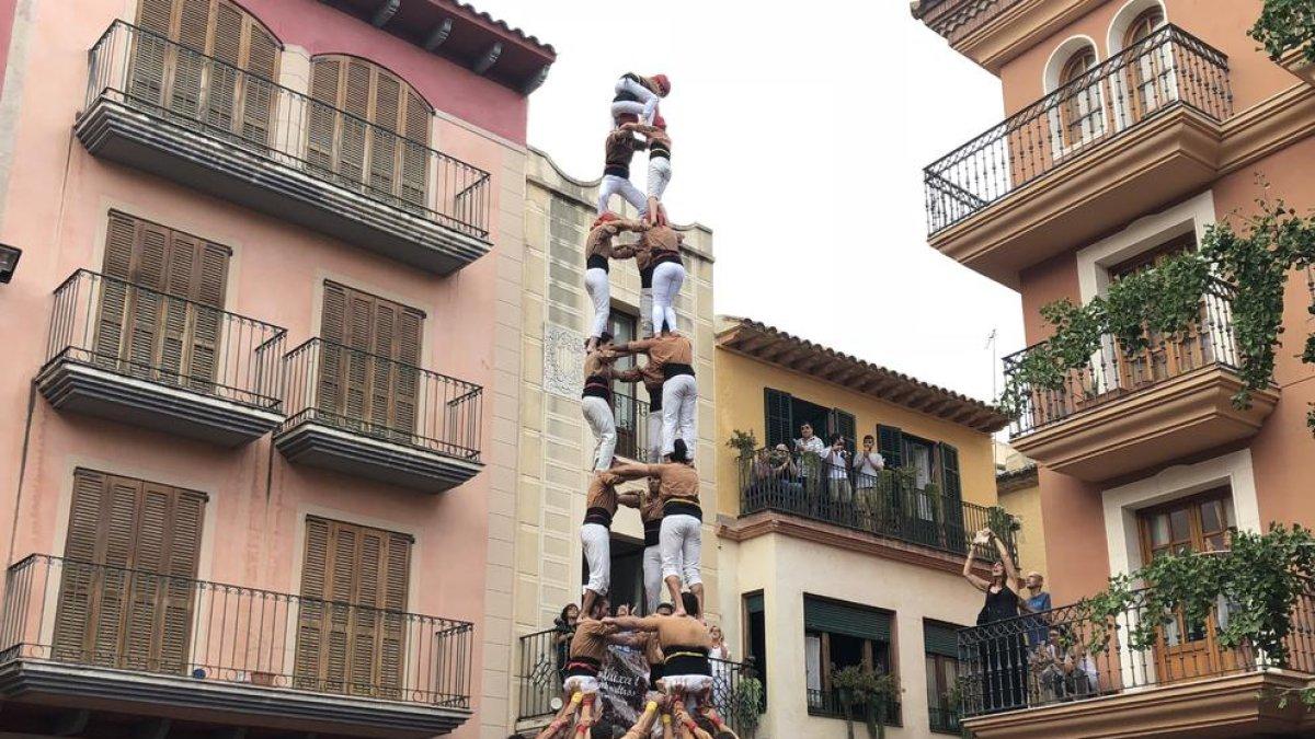 Els Xiquets de Reus tornen a tocar els 9 pisos