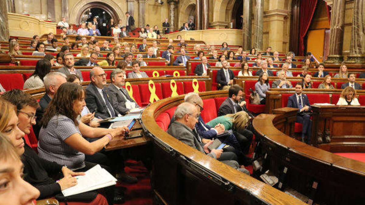 El Parlament rebutja suspendre els diputats però aprova que «designin» companys dels grups per substituir-los