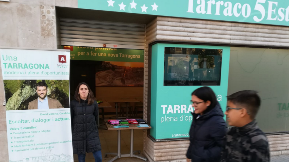 Tarra 5 Estrellas abre una cafetería para explicar el programa electoral