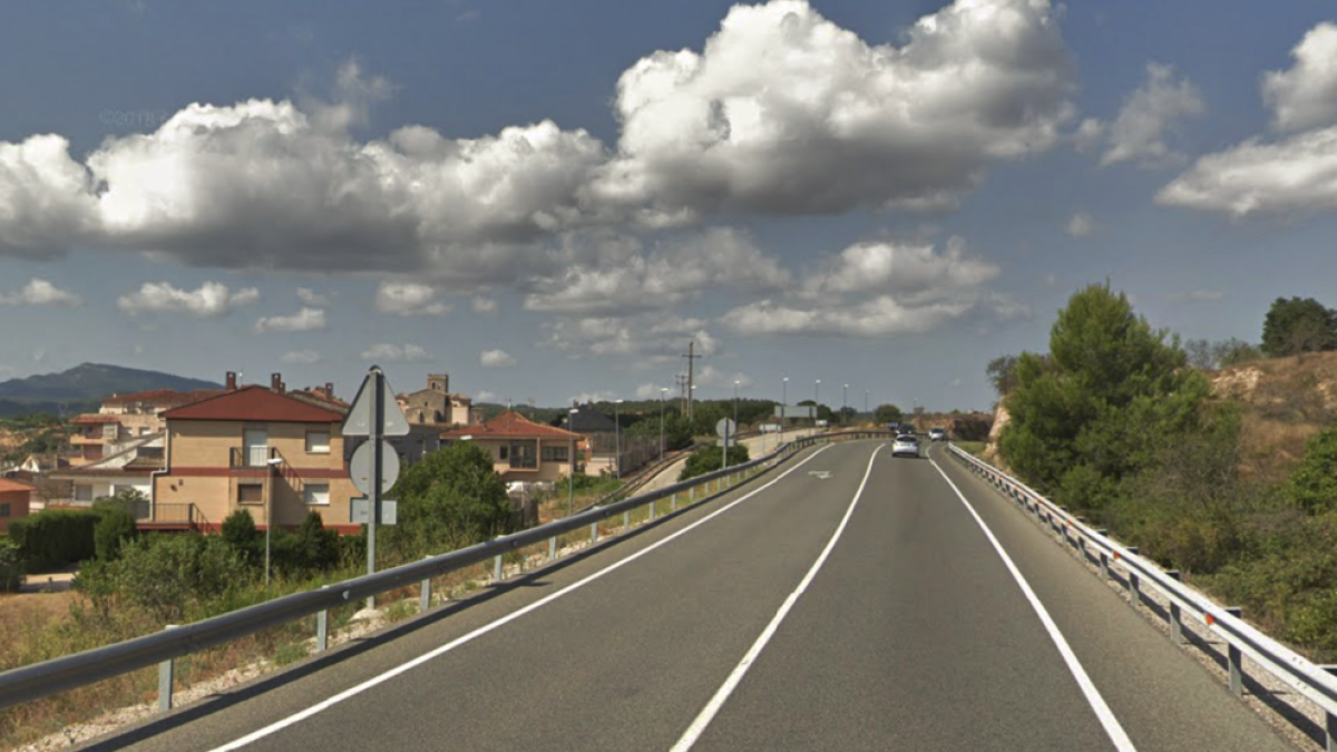 L'accident s'ha produït a l'N-240 al seu pas per Vimbodí i Poblet.