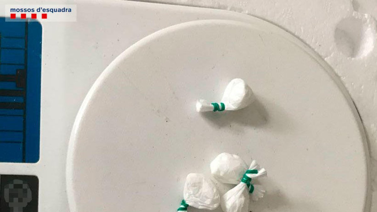 droga, tràfic, Mossos d'Esquadra, cocaïna, traficant, detingut, Vilallonga del Camp