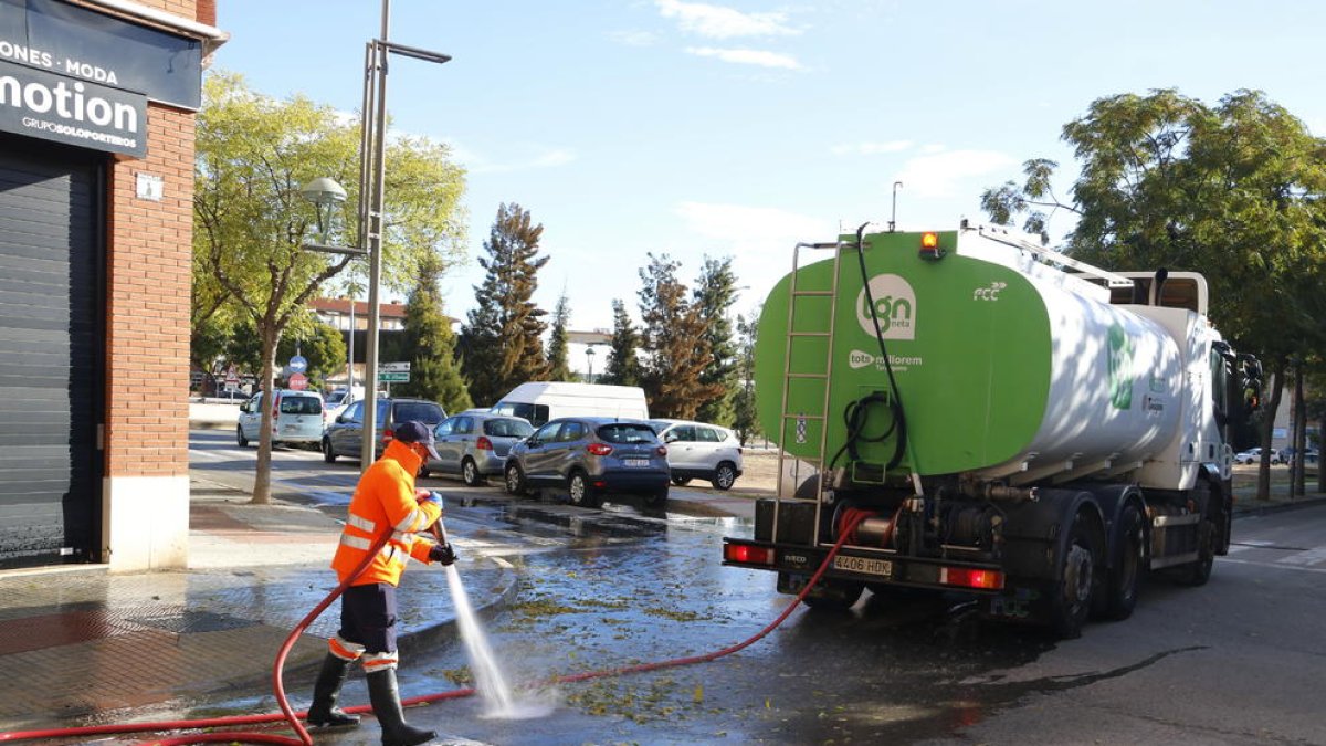 ciudad, limpieza, Tarragona, jardinería, brigada, Guardia Urbana