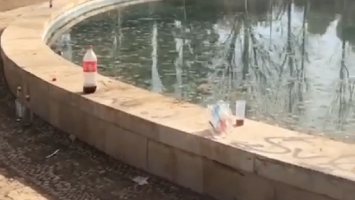 Denuncian la suciedad acumulada en el Campo de Marte después de la noche de Carnaval